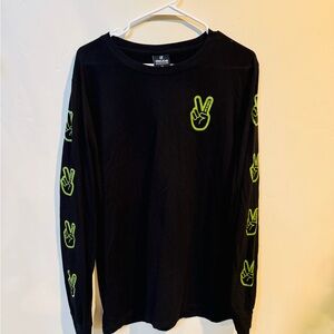 Deuce Black Long Sleeve Shirt